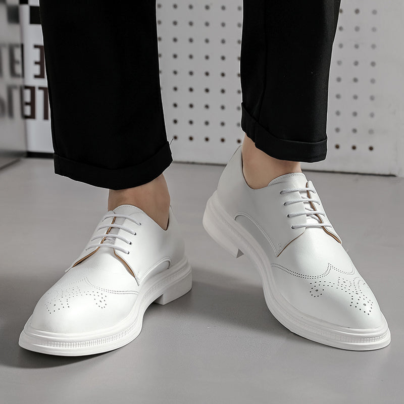Vemiera | Eleganckie Męskie Buty Sorrento ze Skóry Naturalnej