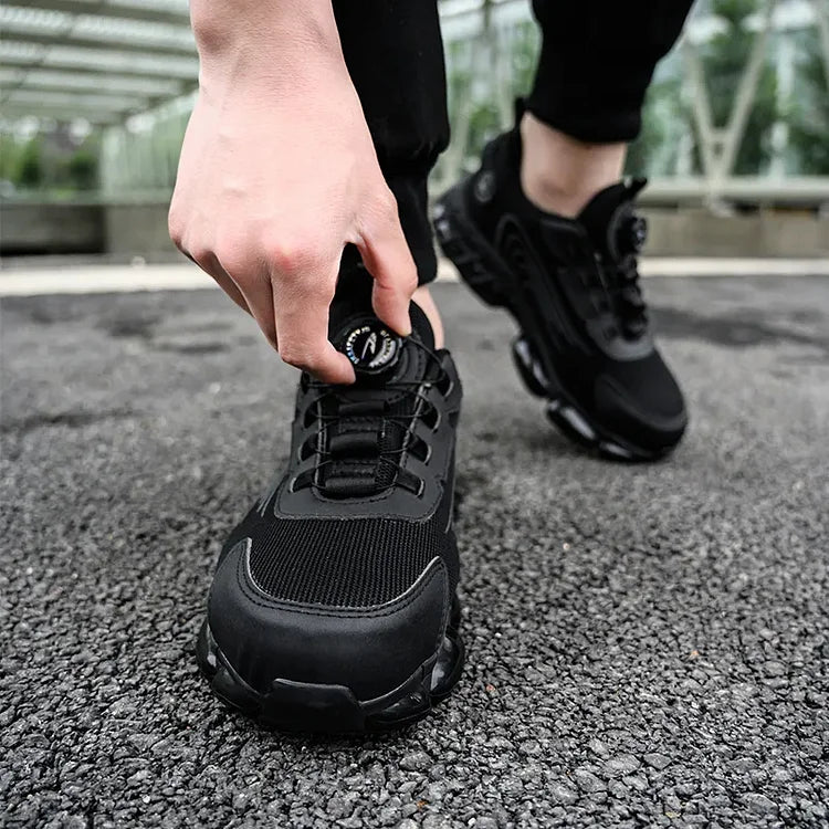 Buty ochronne ze stalowymi noskami, antypoślizgowa podeszwa, sportowe buty robocze
