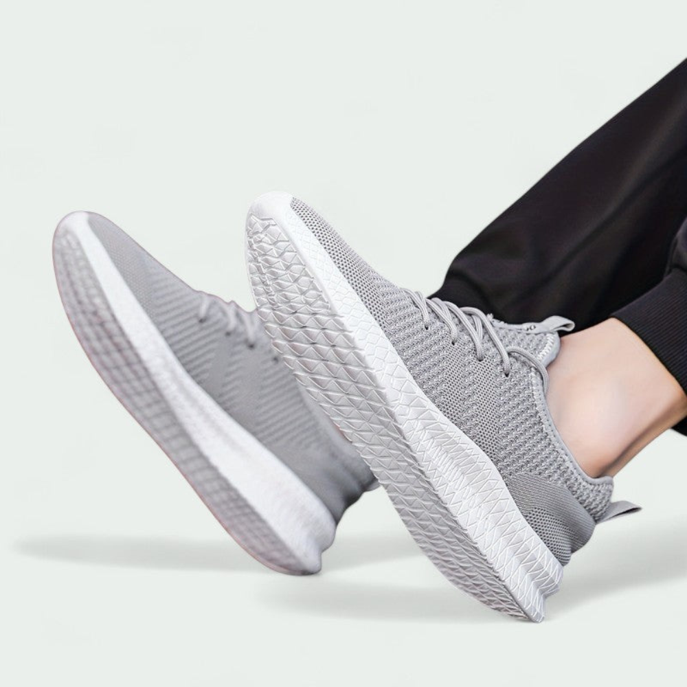 Męskie dziane wygodne sneakersy – oddychająca cholewka i elastyczna podeszwa