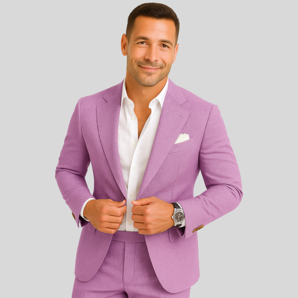 Męski Garnitur Slim Fit – Profesjonalny Styl