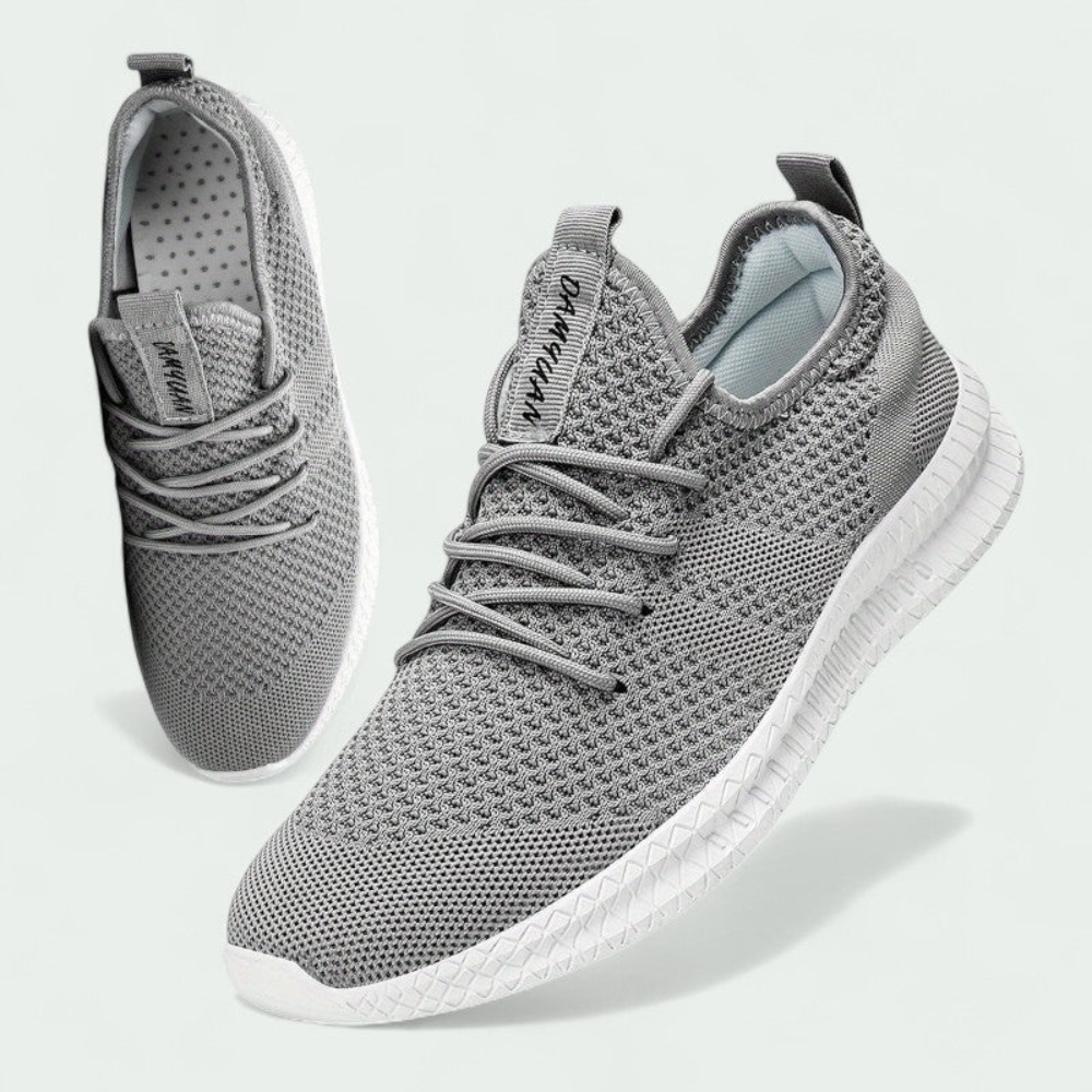 Męskie dziane wygodne sneakersy – oddychająca cholewka i elastyczna podeszwa