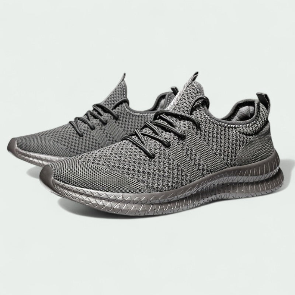Męskie dziane wygodne sneakersy – oddychająca cholewka i elastyczna podeszwa