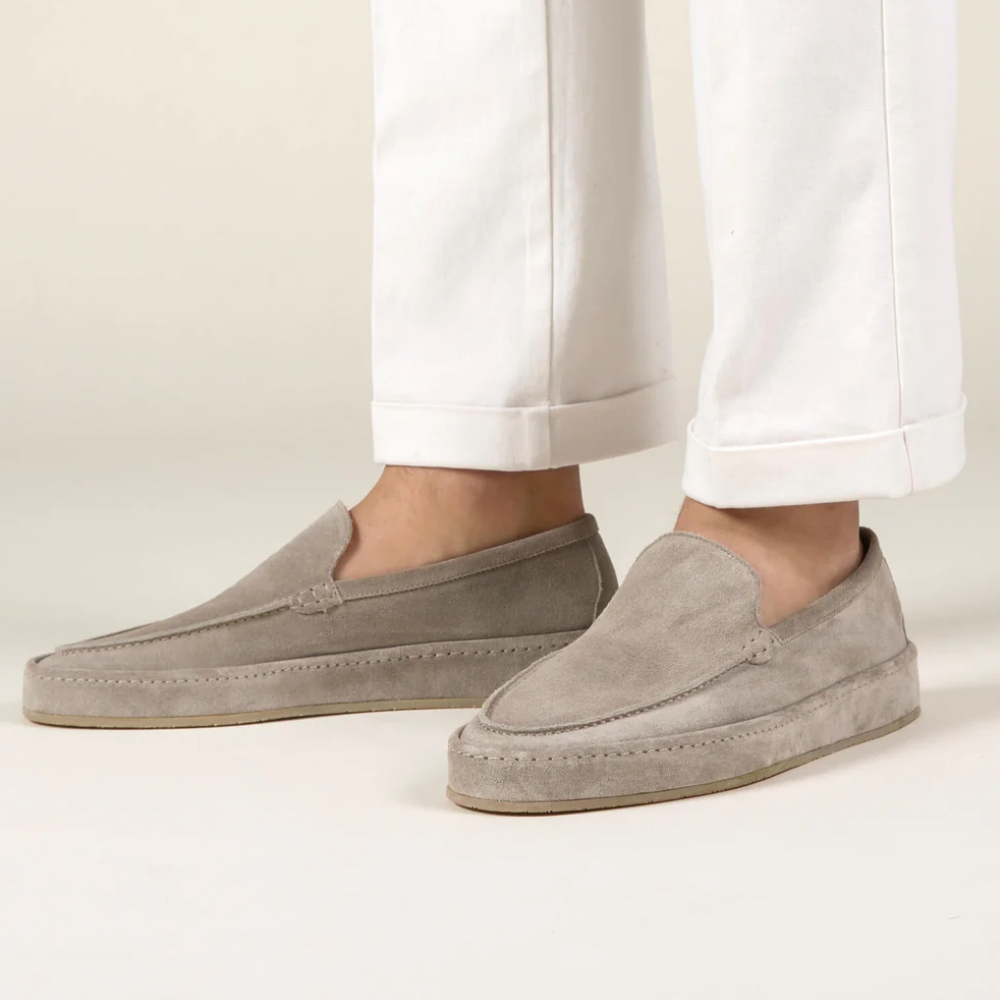 Męskie slip-on loafersy – wygodne codzienne casualowe buty