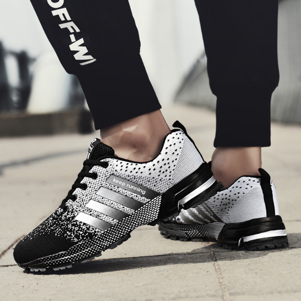Męskie sportowe casualowe buty – fly woven, oddychające i lekkie