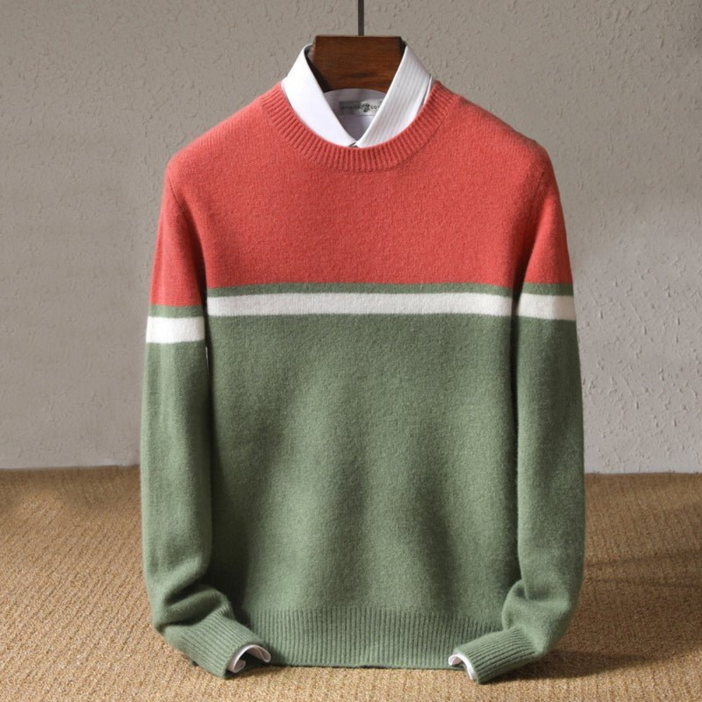 Sweter męski Franco Bianchi z wełny – Elegancki i ciepły
