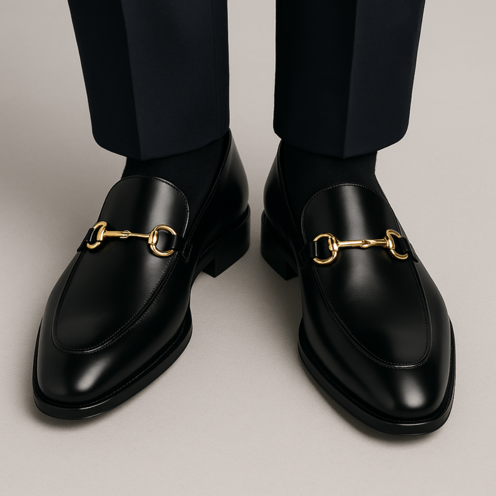 Męskie premium mokasyny skórzane – elegancki i wyrafinowany design