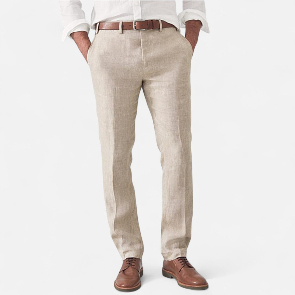 Męskie slim-fit spodnie – nowoczesne dopasowane casualowe spodnie pants