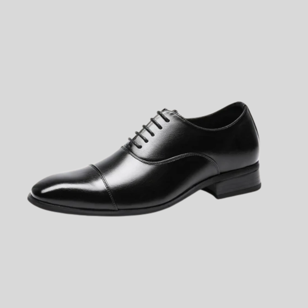 Męskie Eleganckie Buty Skórzane – Klasyczny Design Sznurowany
