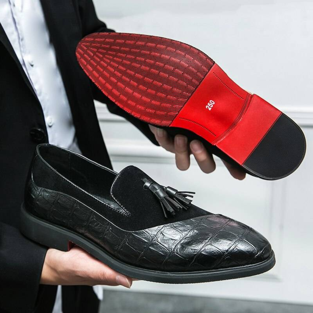 Stylowe Męskie Mokasyny – Wsuwane Buty Casual Z Frędzlami