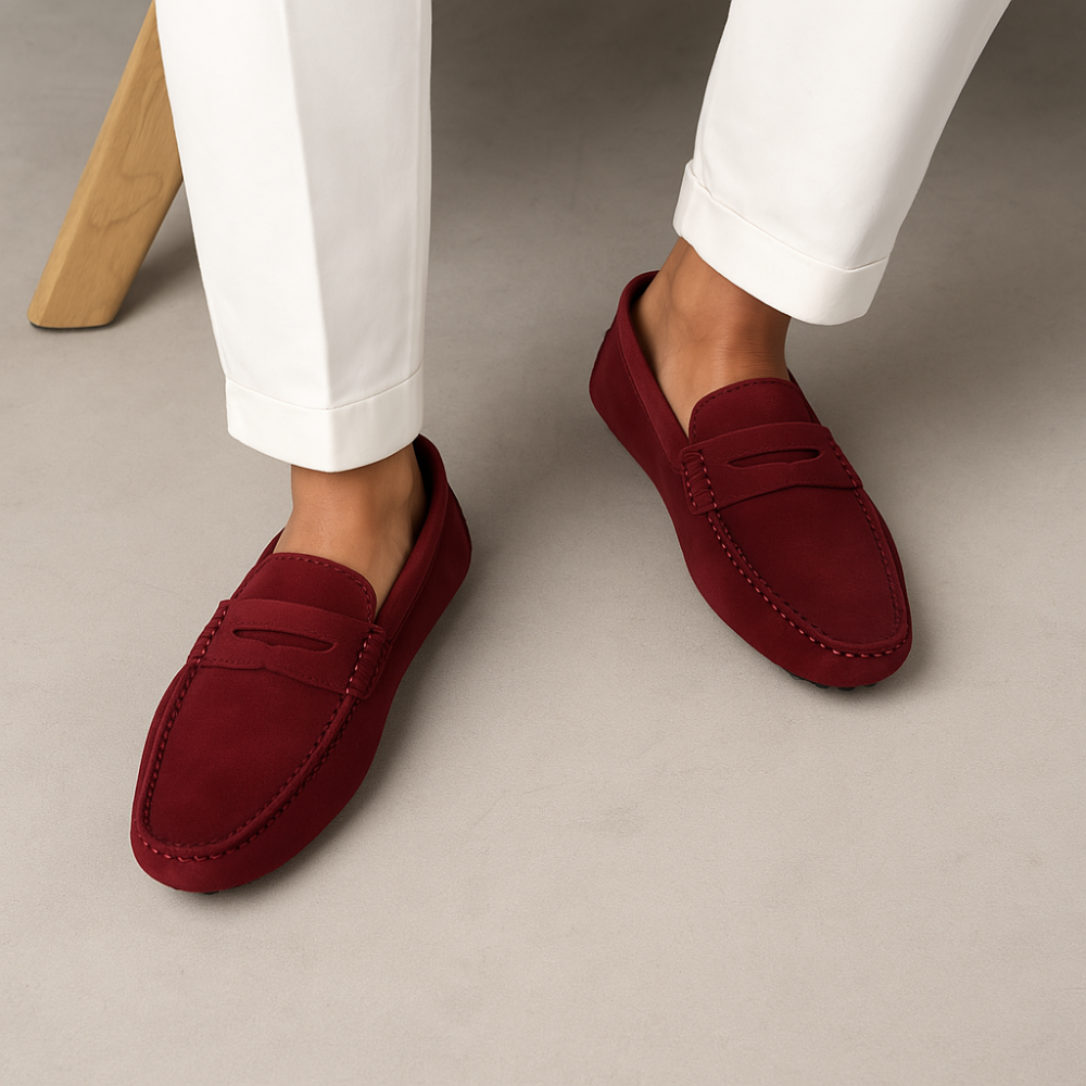 Stylowe męskie loafersy – nowoczesne slip-on codzienne noszenie
