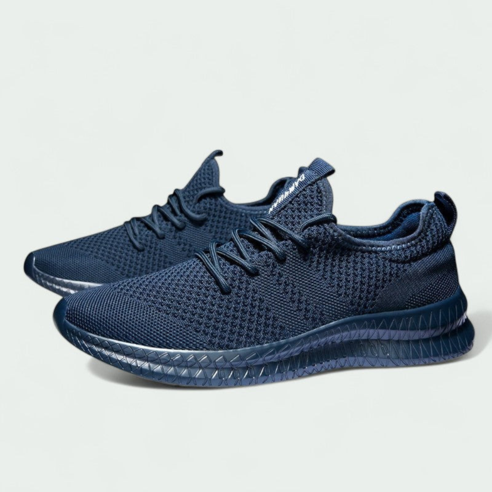 Męskie dziane wygodne sneakersy – oddychająca cholewka i elastyczna podeszwa