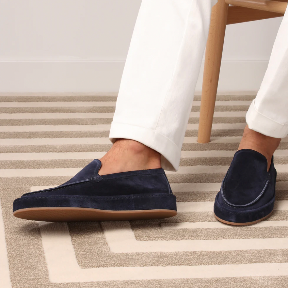 Męskie slip-on loafersy – wygodne codzienne casualowe buty