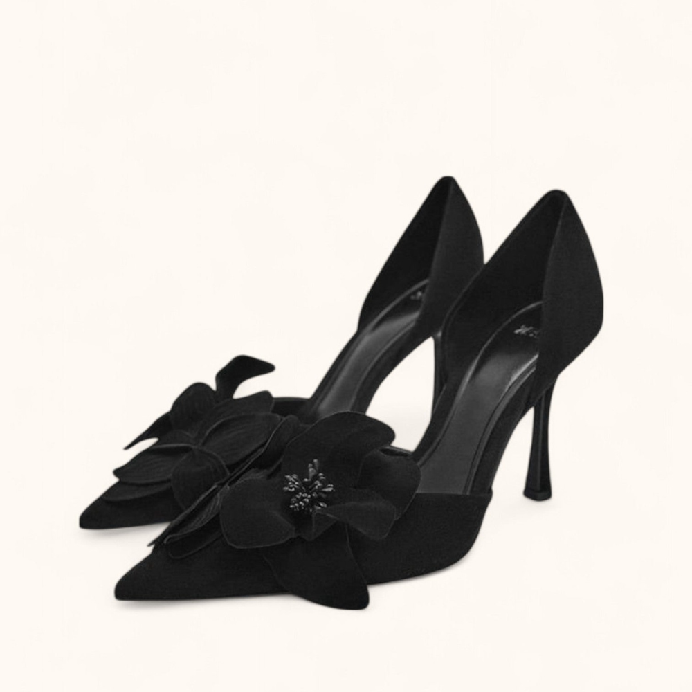 Damskie high heel buty – elegancki bow detail design