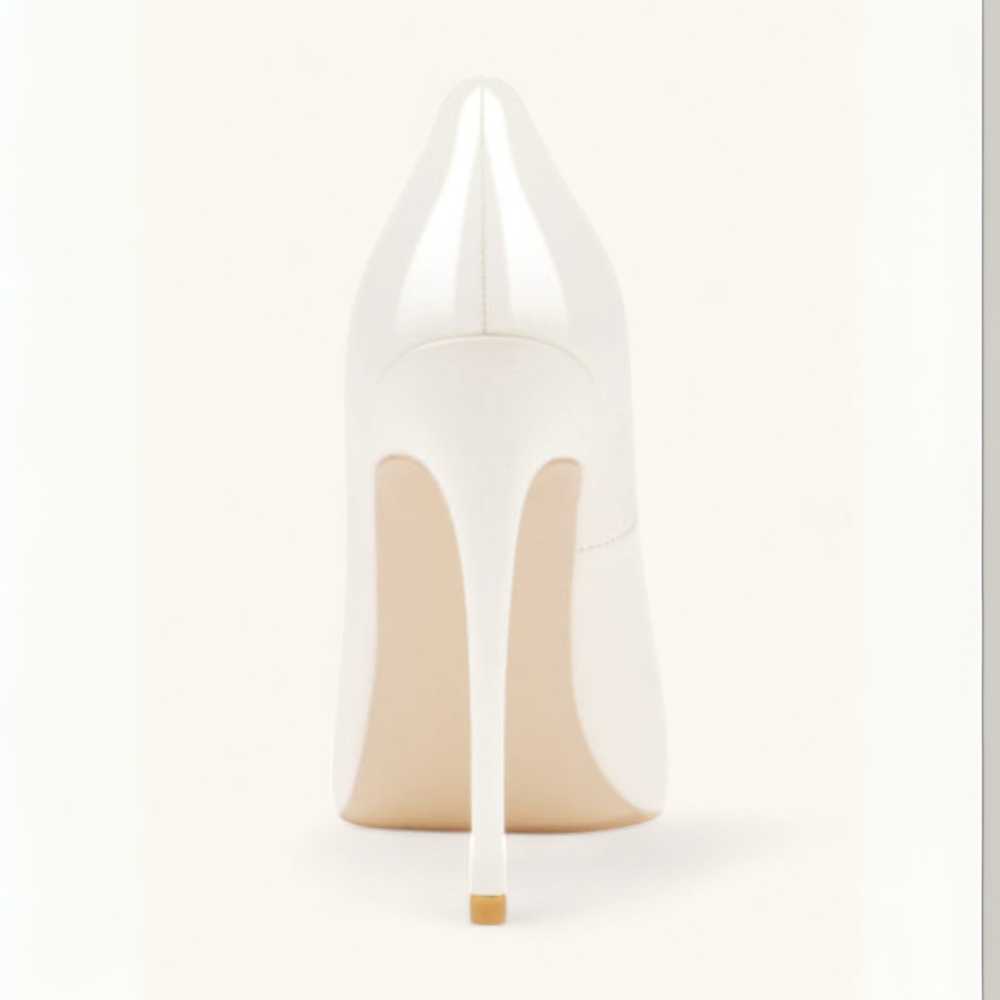 Damskie błyszczące high heels – eleganckie pointed toe czółenka