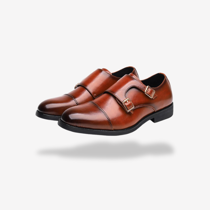Męskie Buty z Podwójną Klamrą | Obuwie