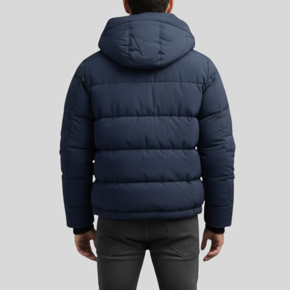 Lekki Płaszcz Puchowy dla Mężczyzn – Styl Casual