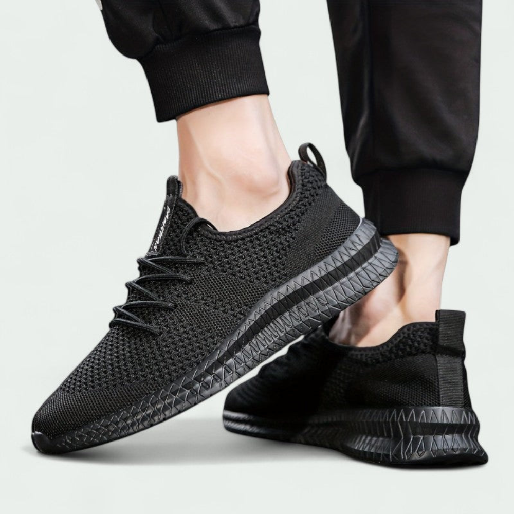 Męskie dziane wygodne sneakersy – oddychająca cholewka i elastyczna podeszwa