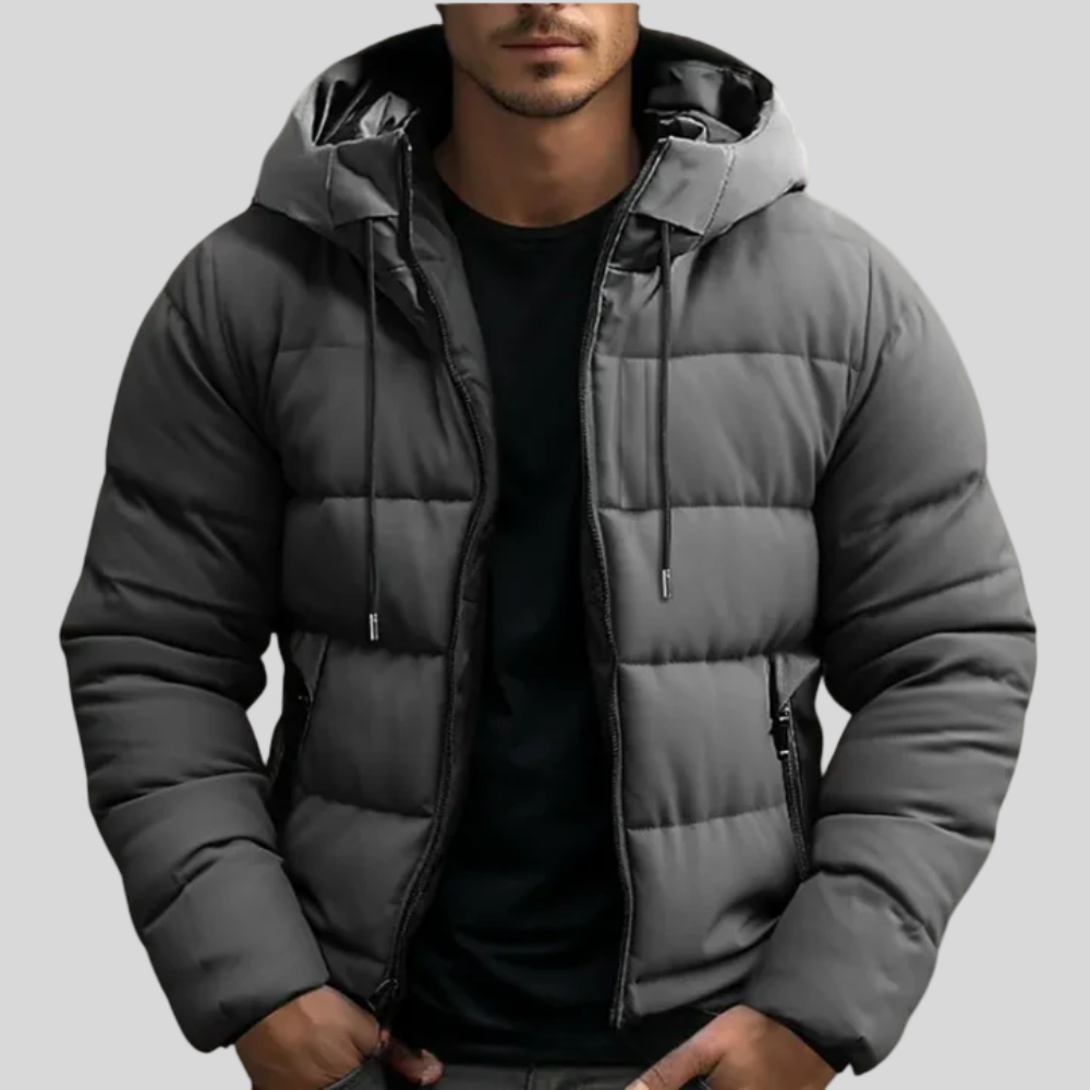 Lekki Płaszcz Puchowy dla Mężczyzn – Styl Casual