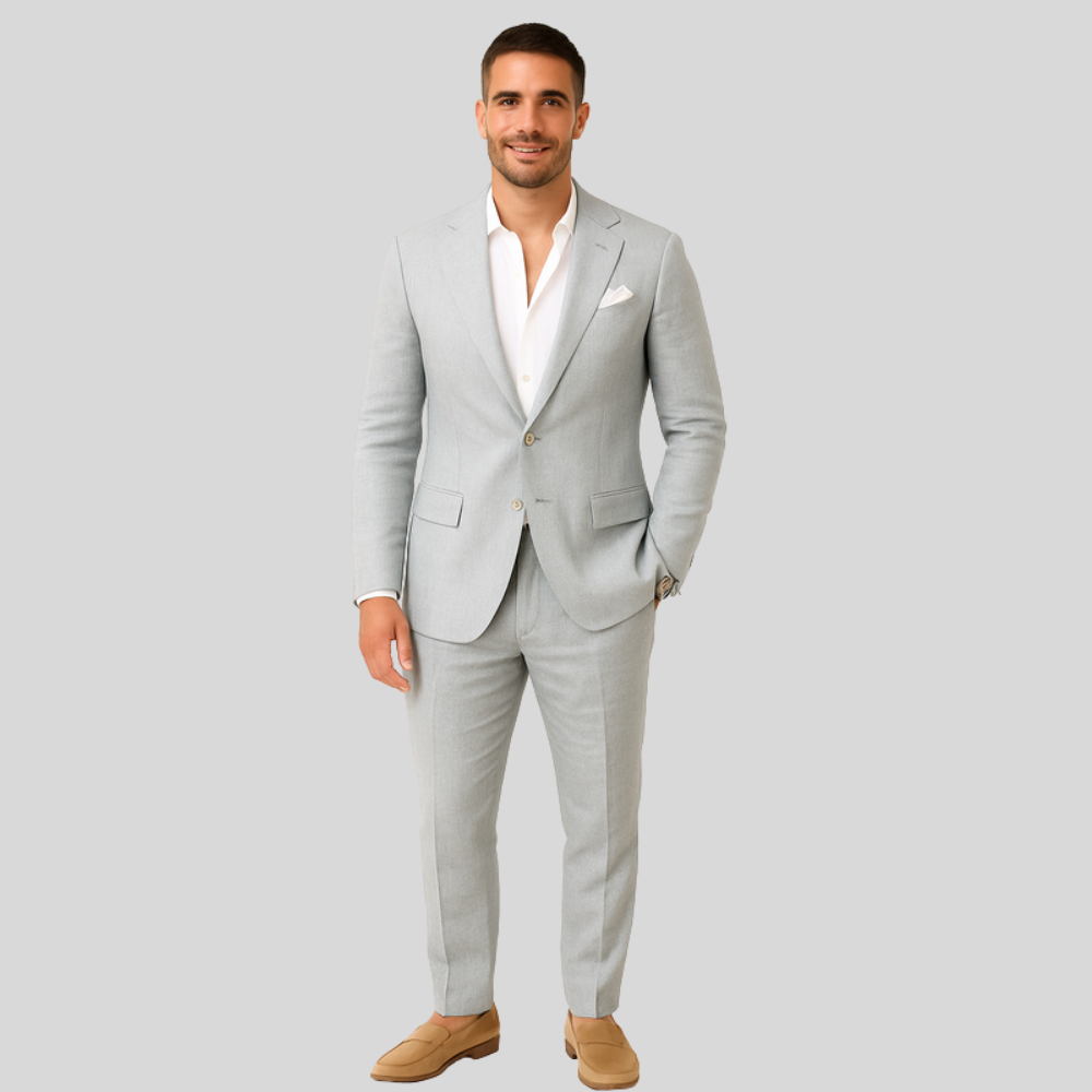 Męski Garnitur Slim Fit – Profesjonalny Styl