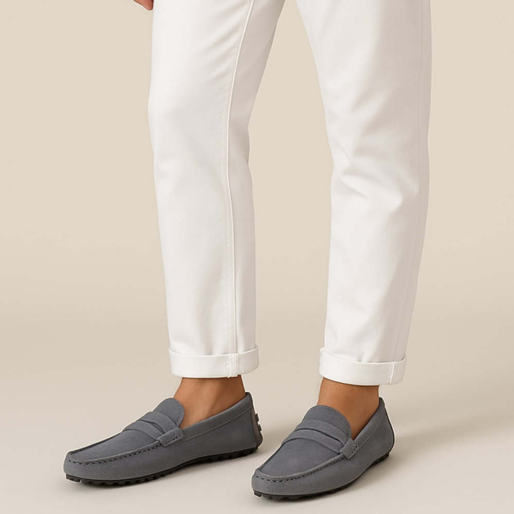 Stylowe męskie loafersy – nowoczesne slip-on codzienne noszenie