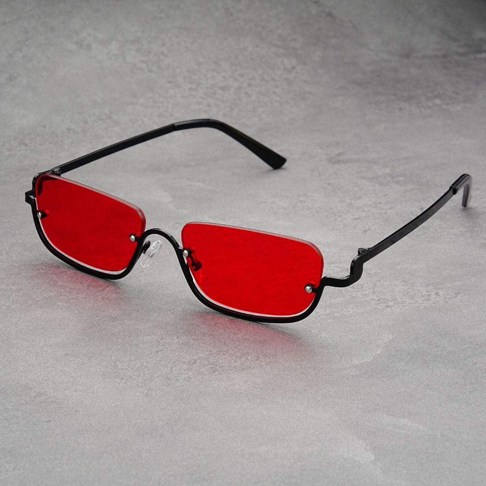 Męskie modne okulary przeciwsłoneczne – elegancki design metalowych oprawek