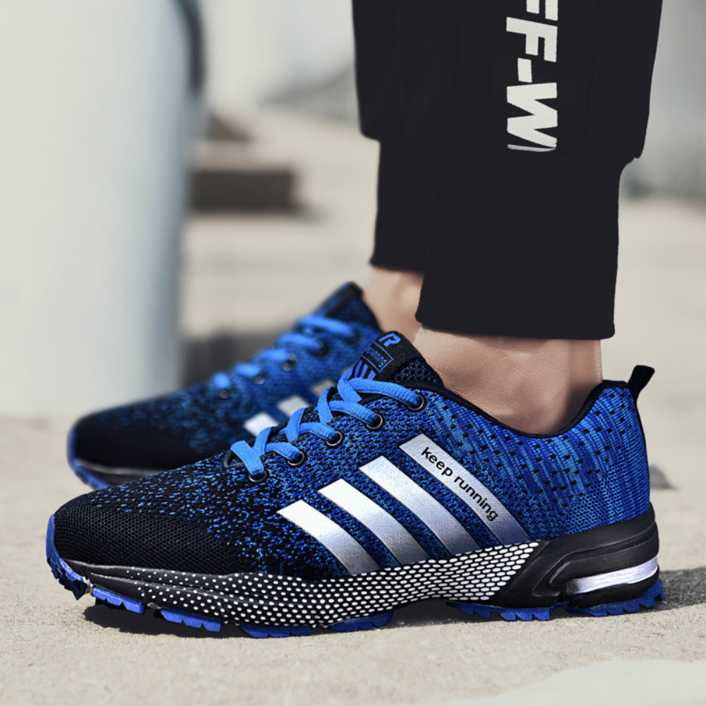 Męskie sportowe casualowe buty – fly woven, oddychające i lekkie