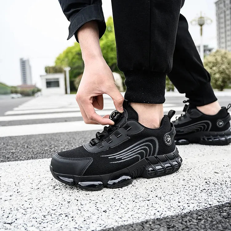 Buty ochronne ze stalowymi noskami, antypoślizgowa podeszwa, sportowe buty robocze