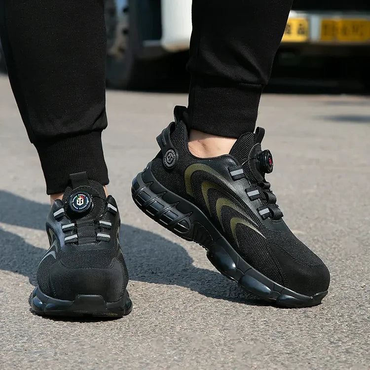 Buty ochronne ze stalowymi noskami, antypoślizgowa podeszwa, sportowe buty robocze