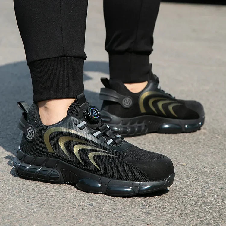 Buty ochronne ze stalowymi noskami, antypoślizgowa podeszwa, sportowe buty robocze