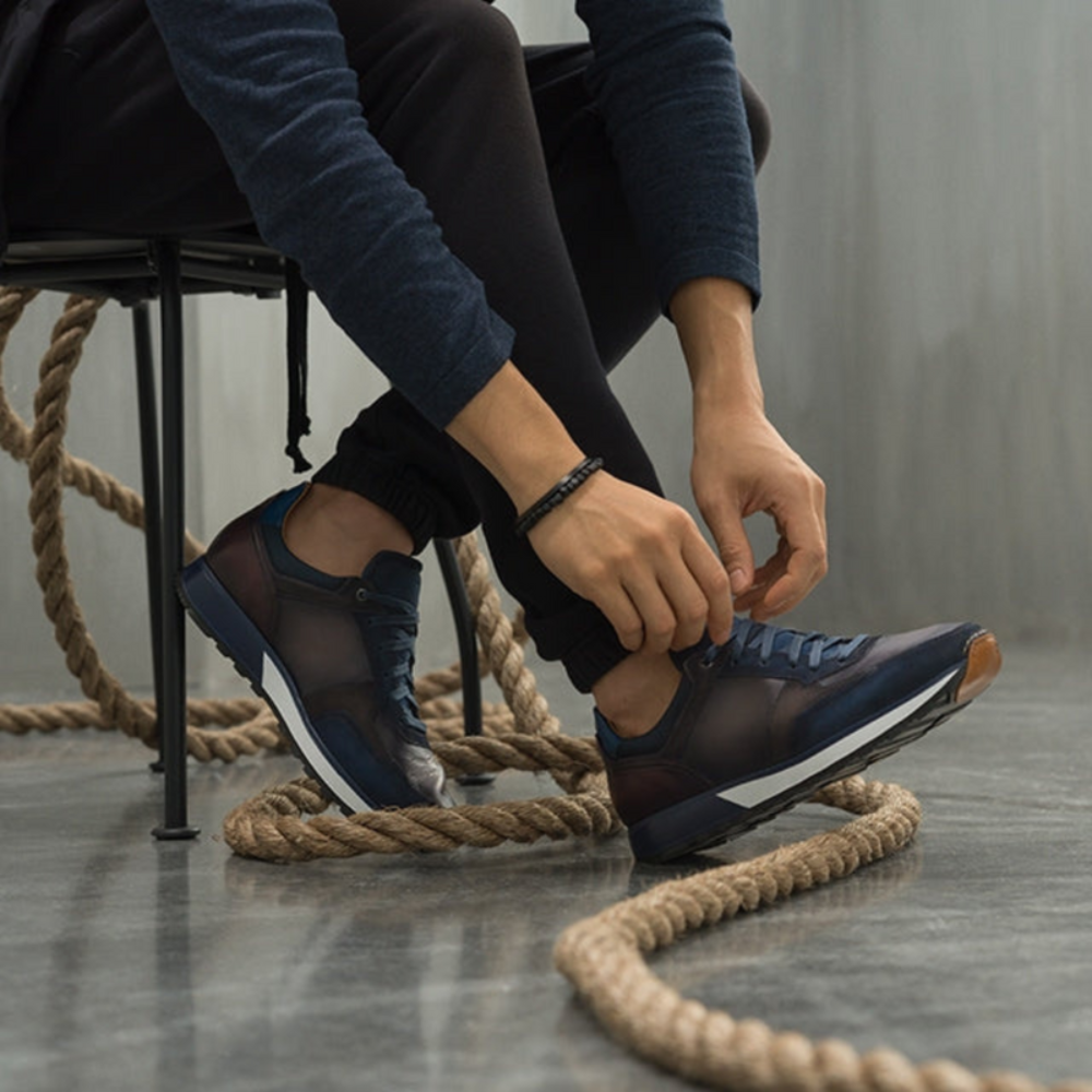 Męskie Sneakersy Casual – Wygodne Codzienne Obuwie