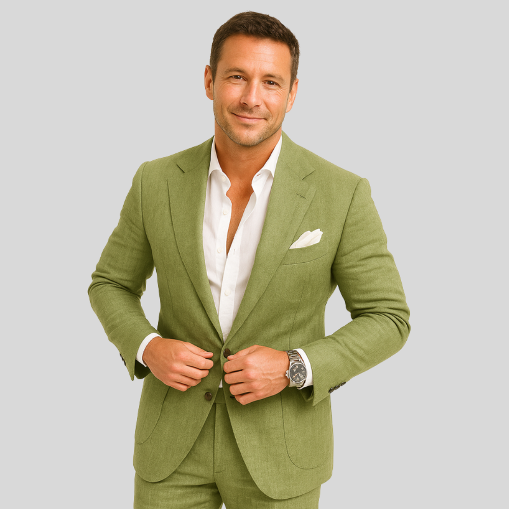 Męski Garnitur Slim Fit – Profesjonalny Styl