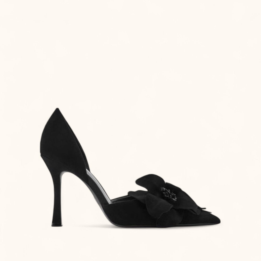 Damskie high heel buty – elegancki bow detail design