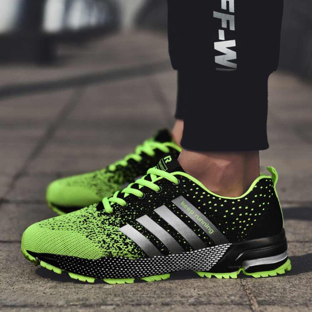 Męskie sportowe casualowe buty – fly woven, oddychające i lekkie
