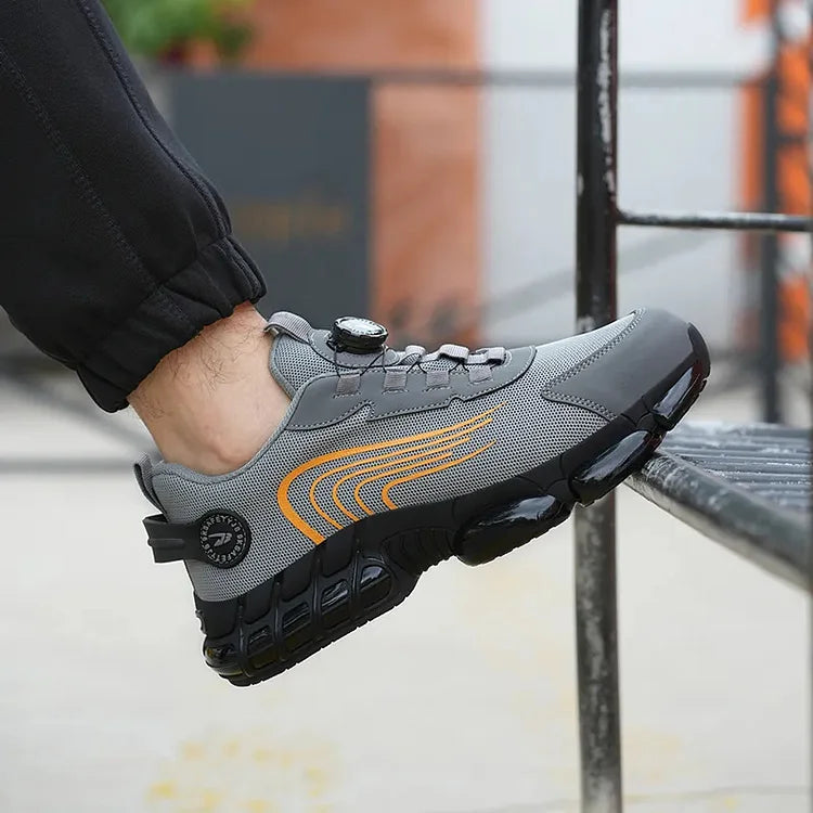 Buty ochronne ze stalowymi noskami, antypoślizgowa podeszwa, sportowe buty robocze