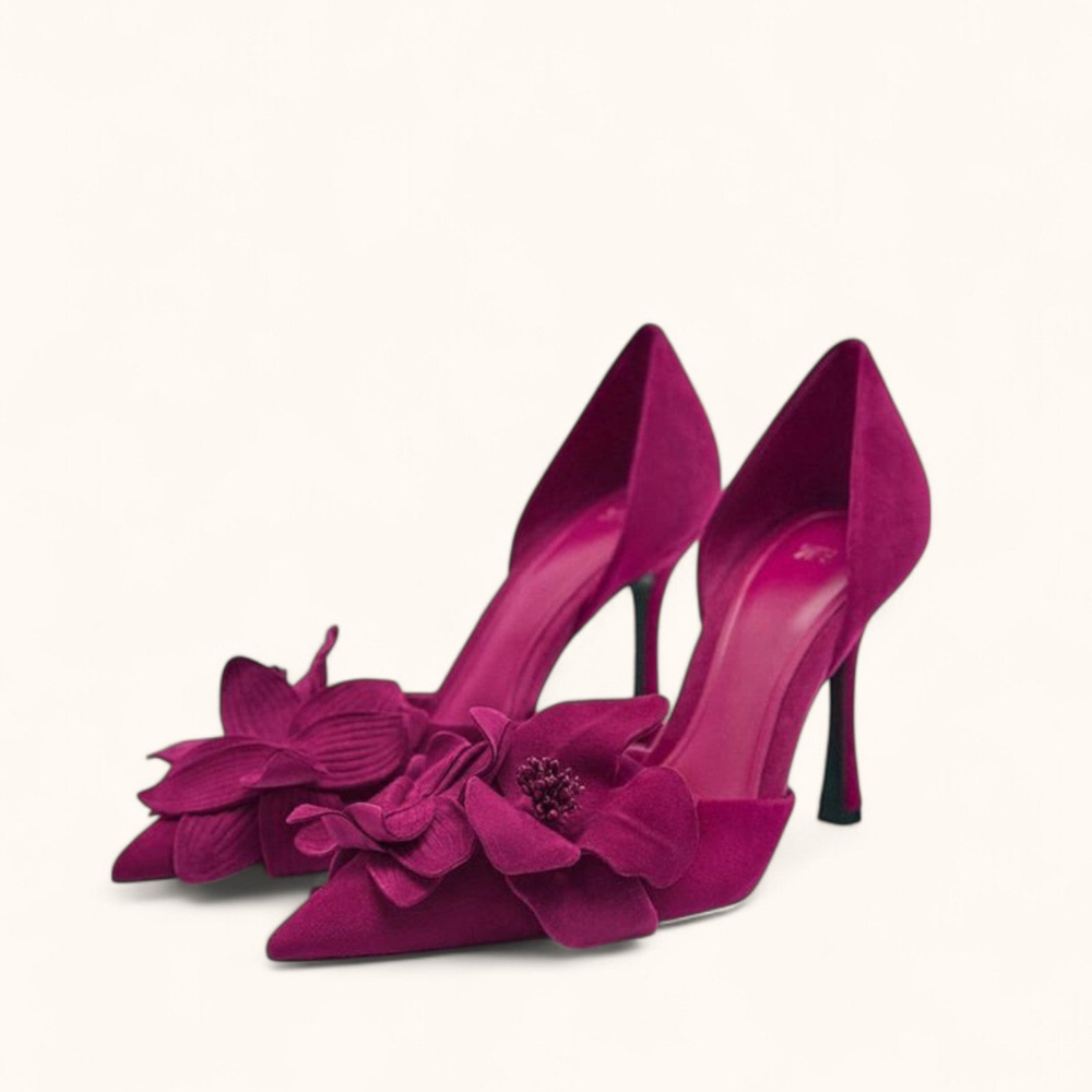 Damskie high heel buty – elegancki bow detail design