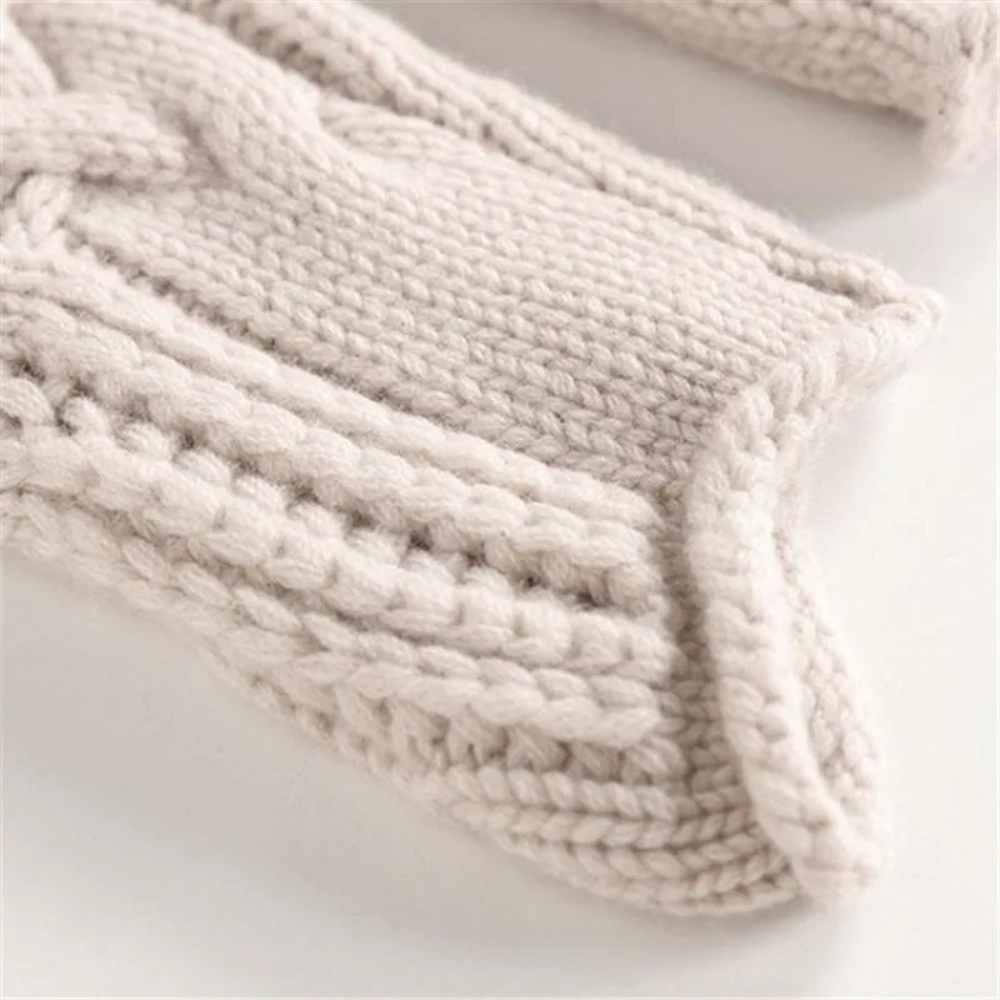 Damski Dzianinowy Sweter Casual – Przytulny i Modny Golf