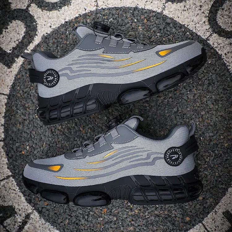 Buty ochronne ze stalowymi noskami, antypoślizgowa podeszwa, sportowe buty robocze