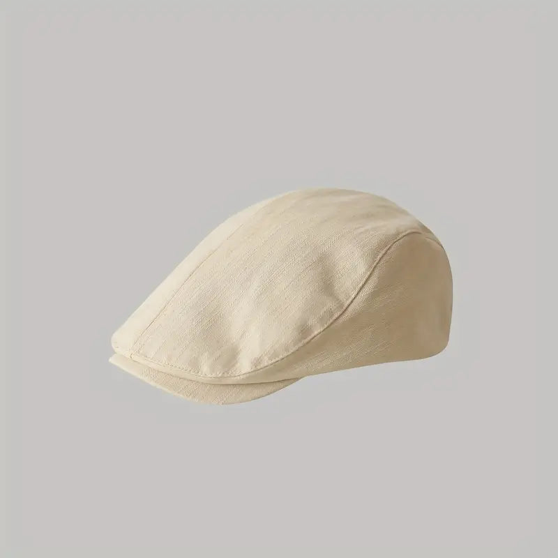 Vemiera | Bawełniana czapka typu flat cap – klasyczny design vintage, unisex, dostępna w 3 kolorach