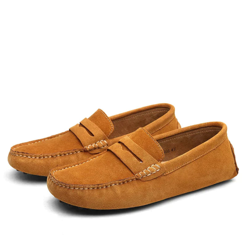 Stylowe męskie loafersy – nowoczesne slip-on codzienne noszenie