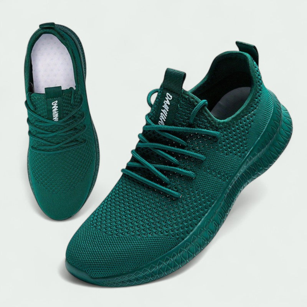 Męskie dziane wygodne sneakersy – oddychająca cholewka i elastyczna podeszwa