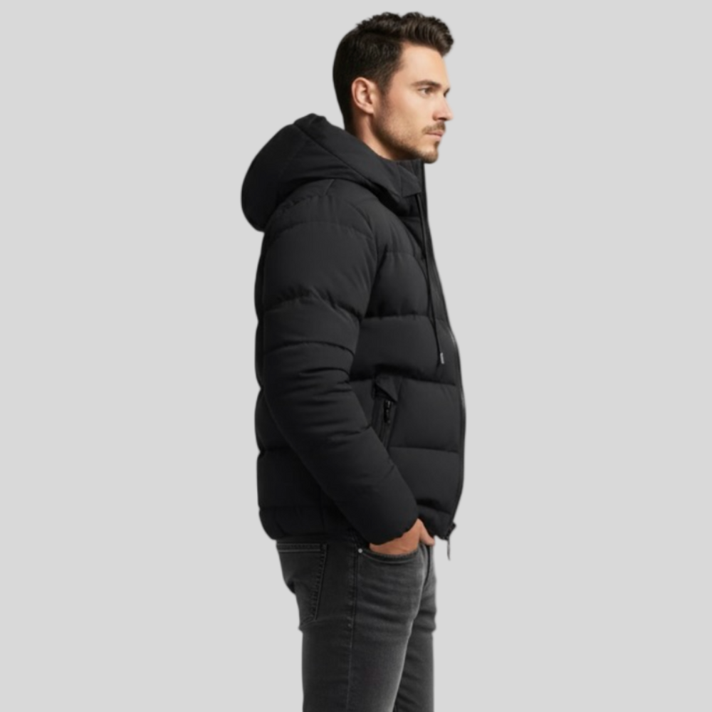 Lekki Płaszcz Puchowy dla Mężczyzn – Styl Casual