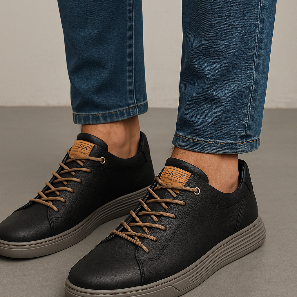 Skórzane sneakersy Executive