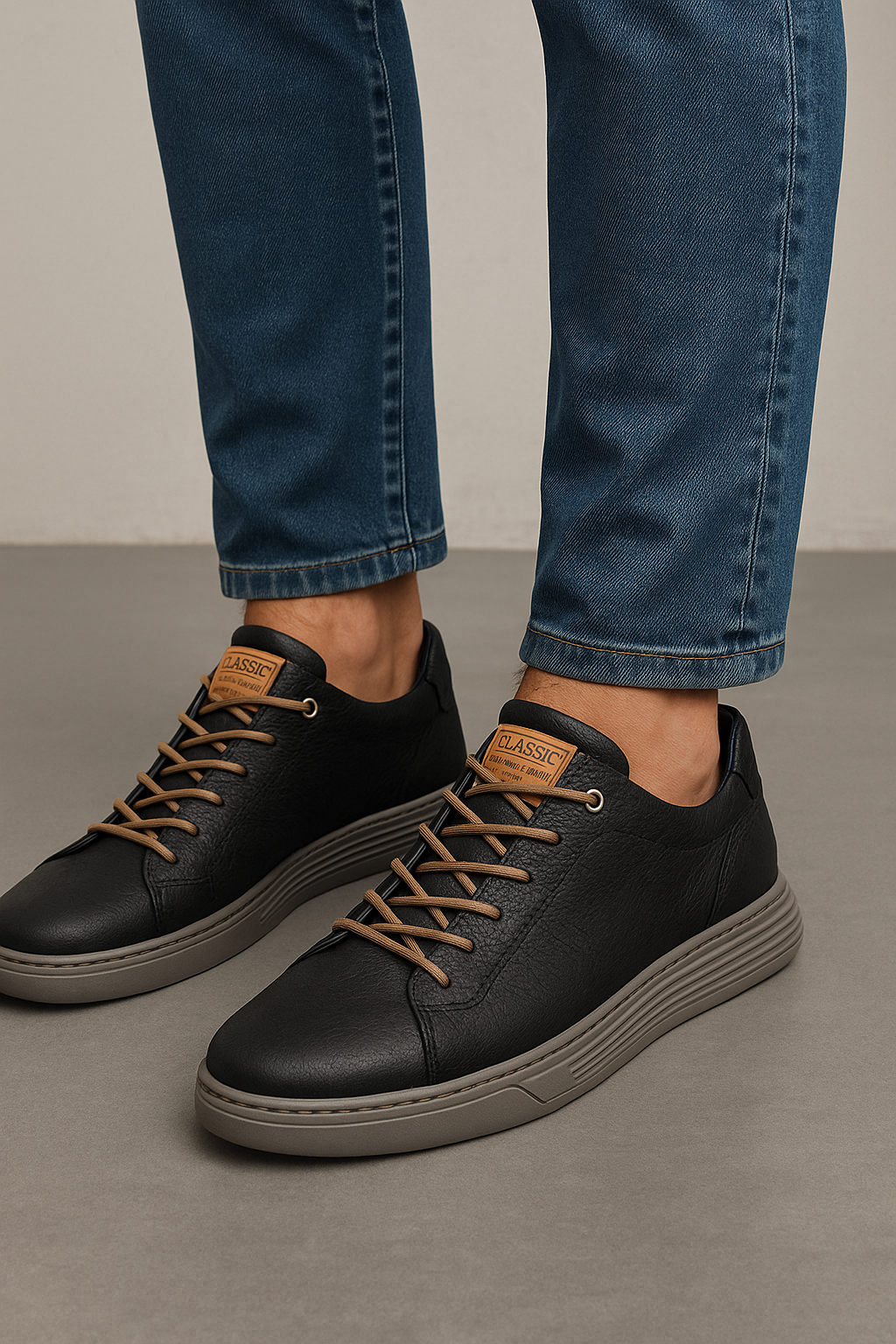 Skórzane sneakersy Executive