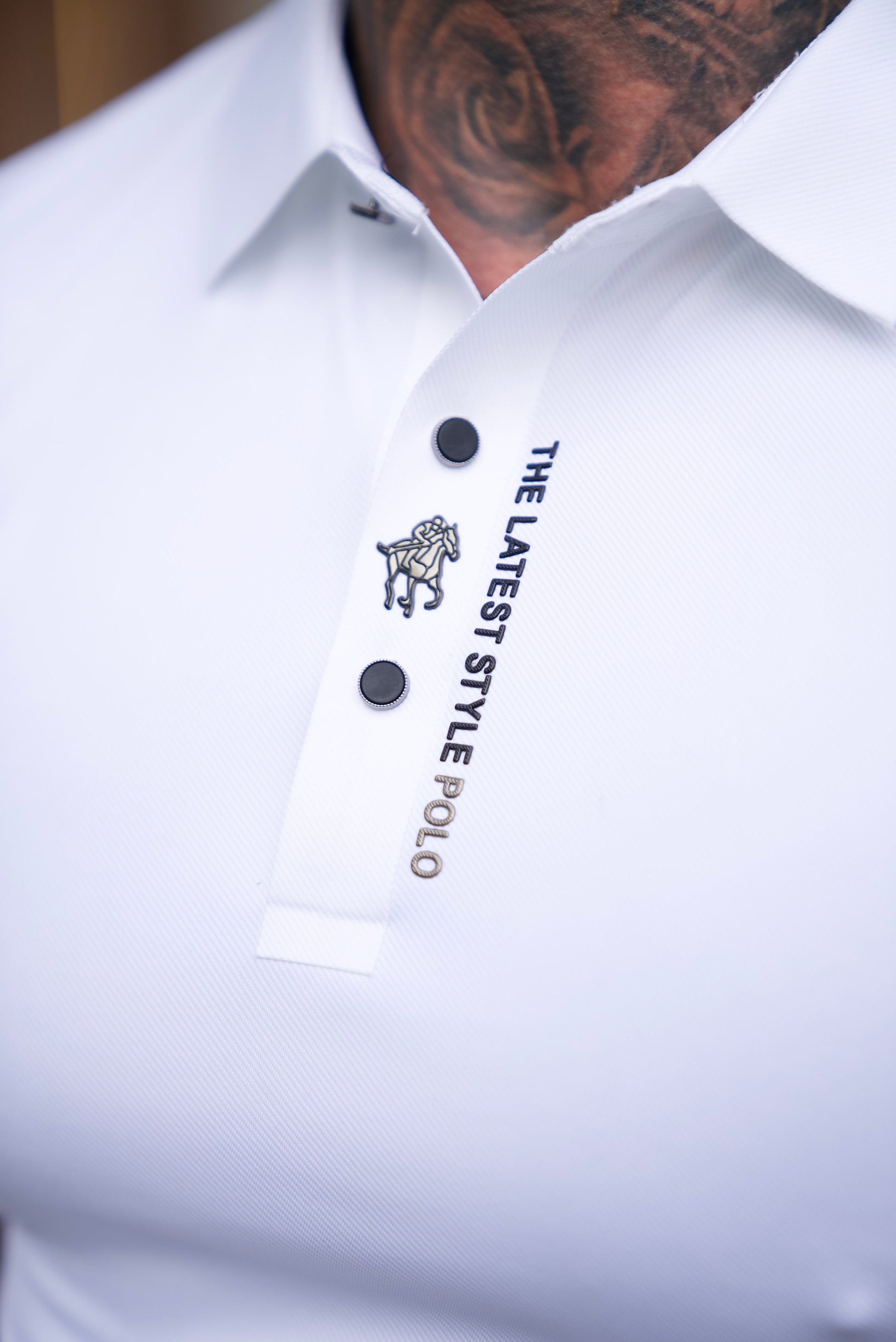 Bezzmarszczkowa koszulka polo Muscle Fit