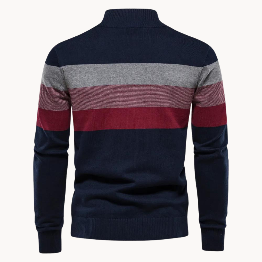 Sweter Męski z Półzamkiem