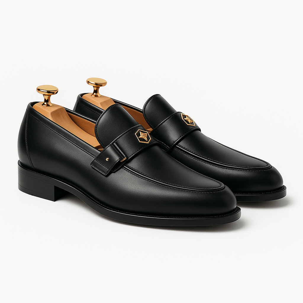 Eleganckie skórzane loafersy Clean Cut