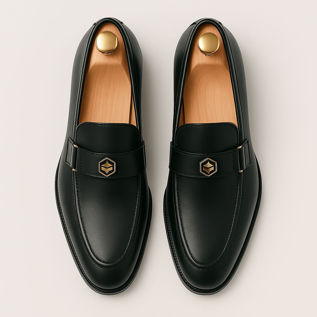 Eleganckie skórzane loafersy Clean Cut