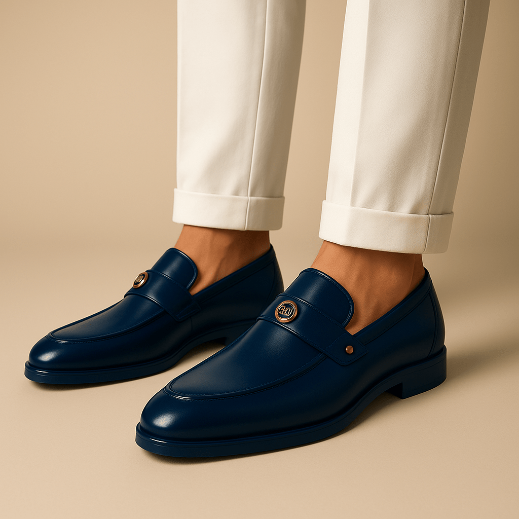 Eleganckie skórzane loafersy Clean Cut