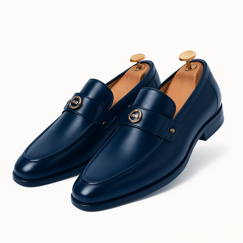 Eleganckie skórzane loafersy Clean Cut