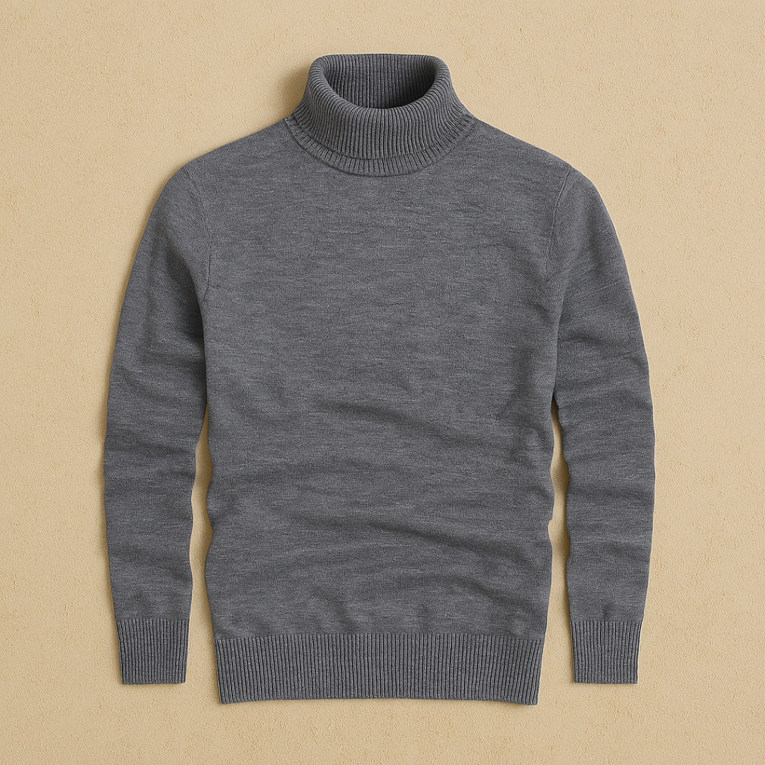Vemiera | Elegancki sweter z wysokim golfem